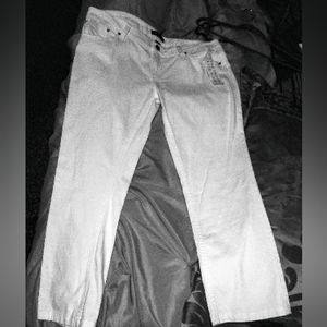 White jean ankle length size 12